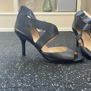 Black 3” Nine West Heels. size 10M